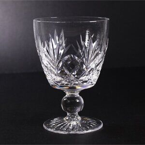 Vintage Stuart crystal Ludlow Water Goblet 4-7/8", Crystal single water glass